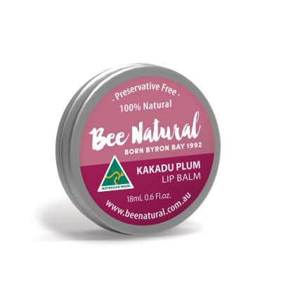 Bee Natural Lip Balm Tin Kakadu Plum 18ml